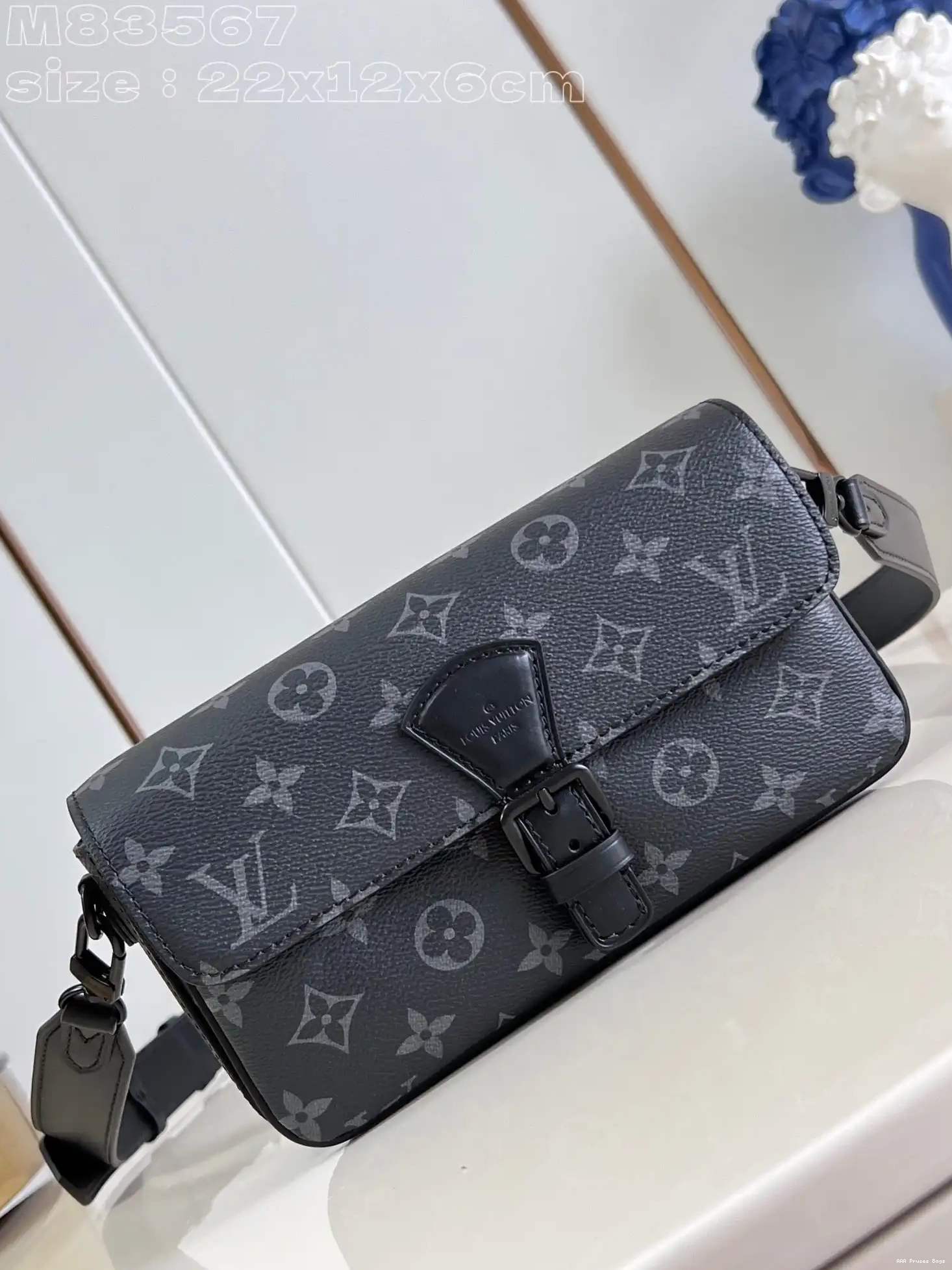 AAA Pruses Bags Wearable LOUIS Montsouris VUITTON Wallet 0622